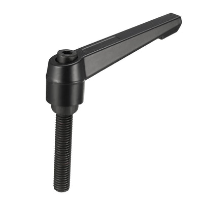 Harfington Uxcell M10 x 25mm Thread Push Button Ratchet Level Adjustable Handle Male Stud