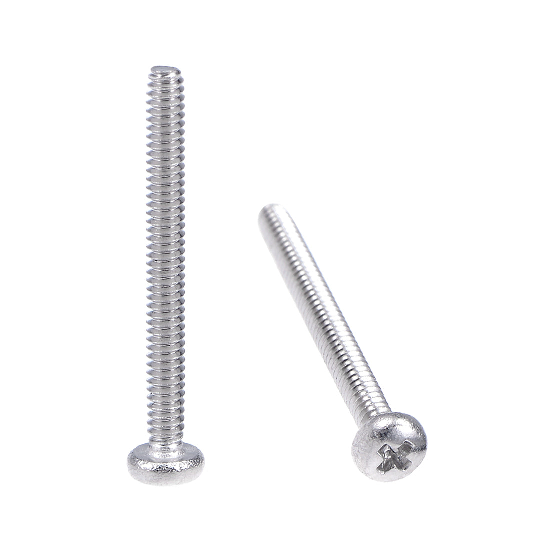 uxcell Uxcell Machine Screws Pan Phillips Cross Head Screw 304 Stainless Steel Fasteners Bolts 50pcs