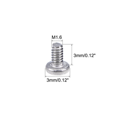 Harfington Uxcell Machine Screws Pan Phillips Cross Head Screw 304 Stainless Steel Fasteners Bolts 50pcs