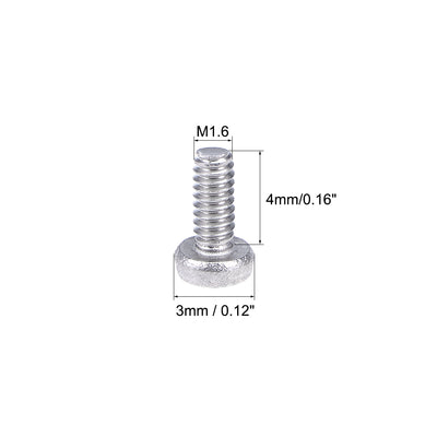 Harfington Uxcell Machine Screws Pan Phillips Cross Head Screw 304 Stainless Steel Fasteners Bolts 50pcs