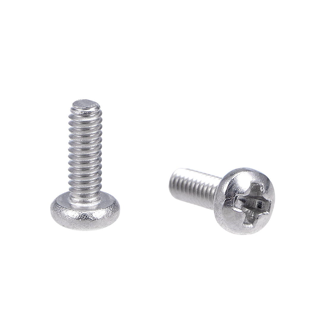 uxcell Uxcell Machine Screws Pan Phillips Cross Head Screw Stainless Steel Fasteners Bolts, 60Pcs