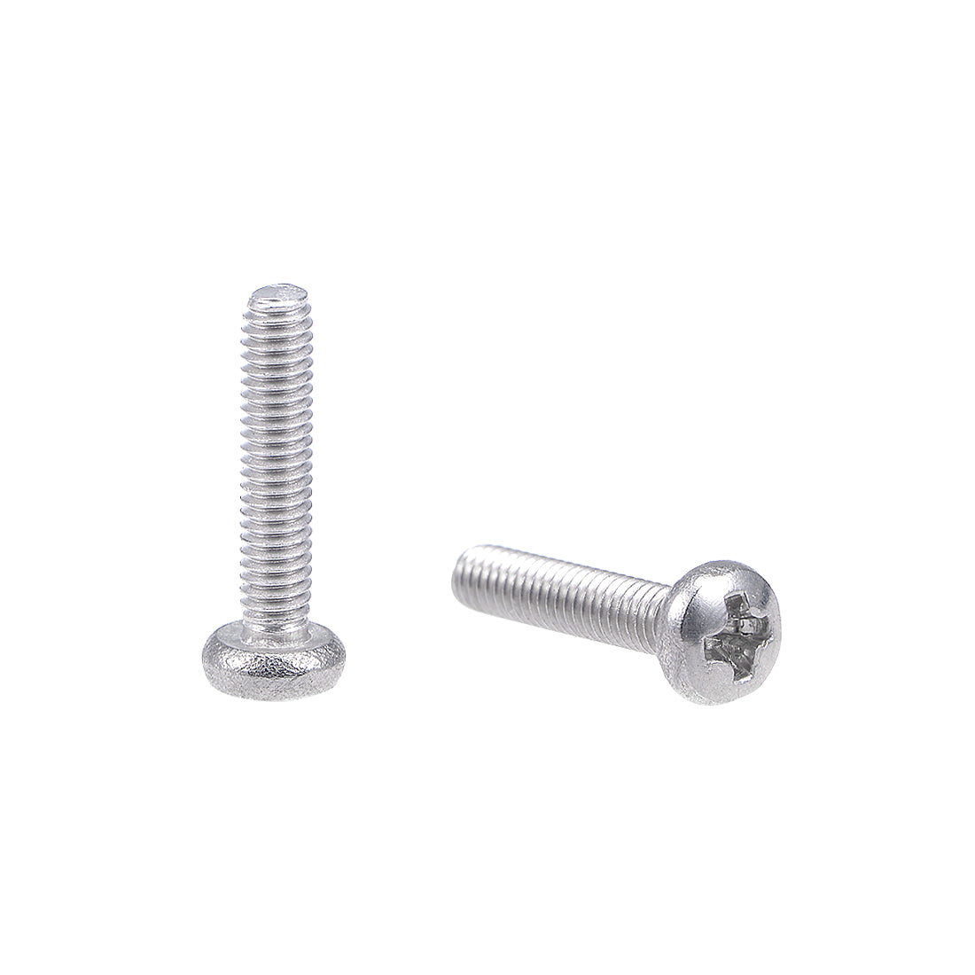 uxcell Uxcell Machine Screws Pan Phillips Cross Head Screw Stainless Steel Fasteners Bolts, 60Pcs