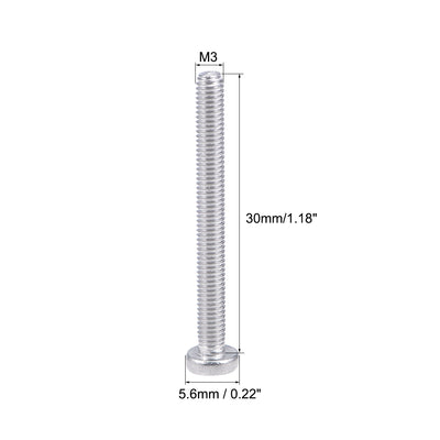 Harfington Uxcell Machine Screws Pan Phillips Head 304 Stainless Steel Fasteners Bolts 100Pcs