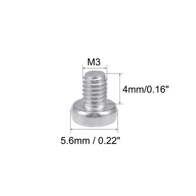 Harfington Uxcell Machine Screws Pan Phillips Head 304 Stainless Steel Fasteners Bolts 100Pcs