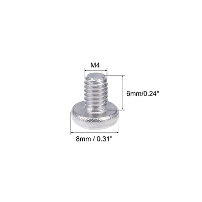 Harfington Uxcell Machine Screws Pan Phillips Cross Head Screw, Fasteners Bolts 30Pcs