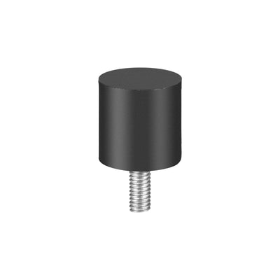 Harfington Uxcell Thread Rubber Mounts,Vibration Isolators,Cylindrical w Studs  2pcs