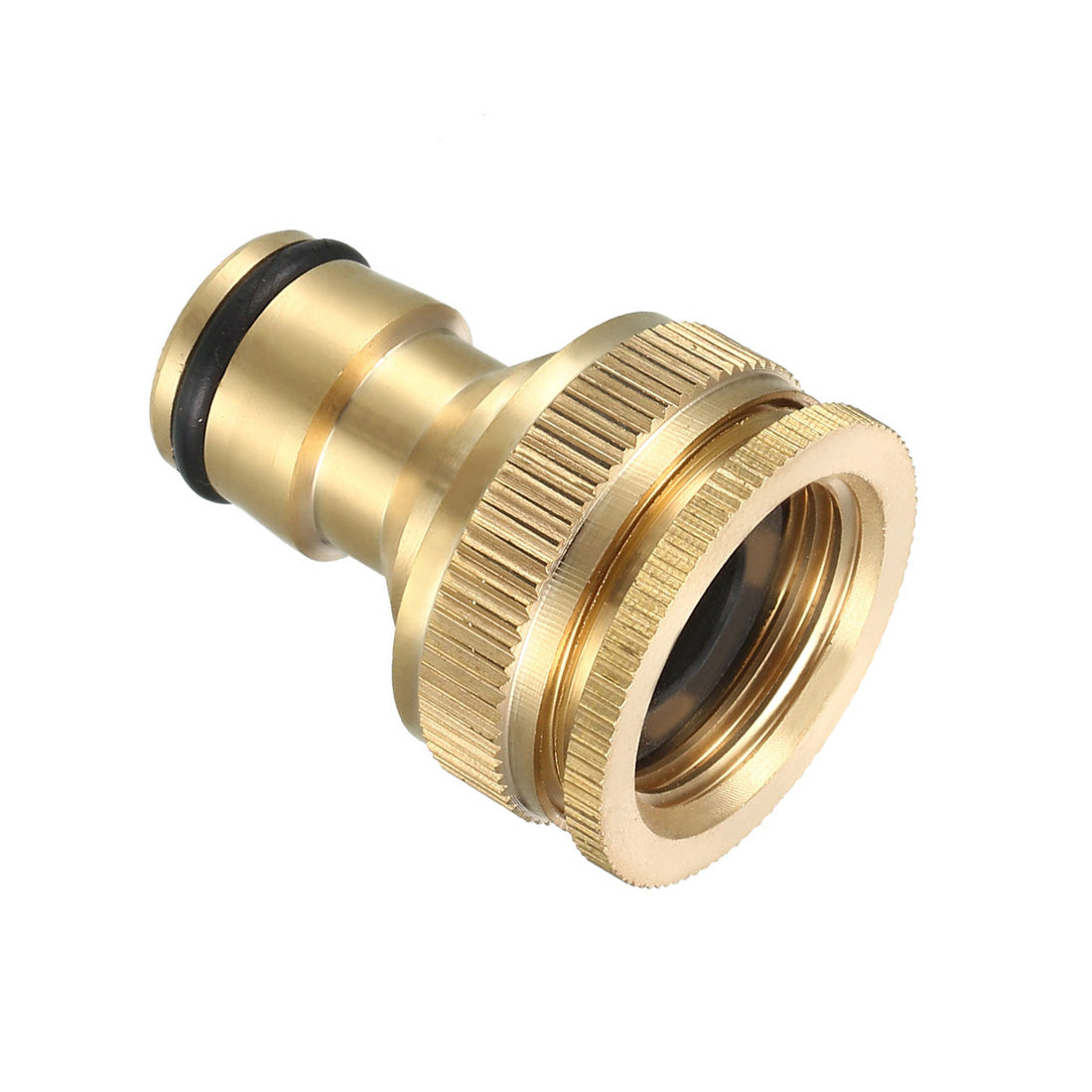 uxcell Uxcell Brass Garden Hose Threaded  Connector, 1/2 PT and 3/4 PT Female Thread  Adapter