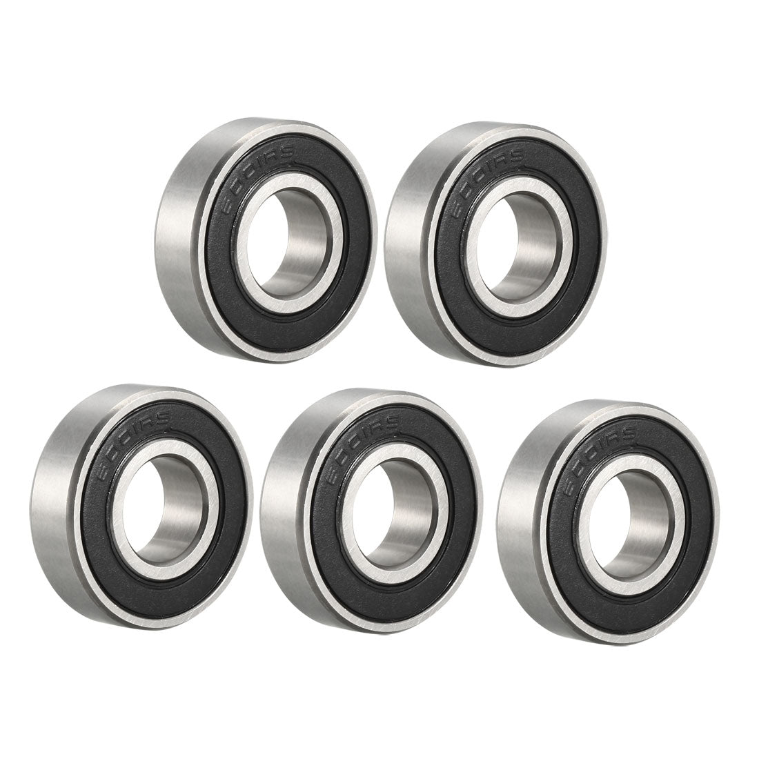 uxcell Uxcell Deep Groove Ball Bearing Double Sealed Chrome Steel P0 Z1 Metric Bearings