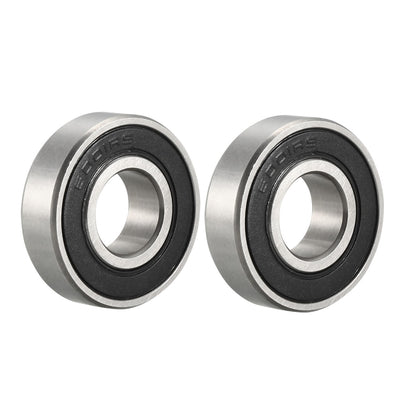 Harfington Uxcell Deep Groove Ball Bearings Double Seal Chrome Steel