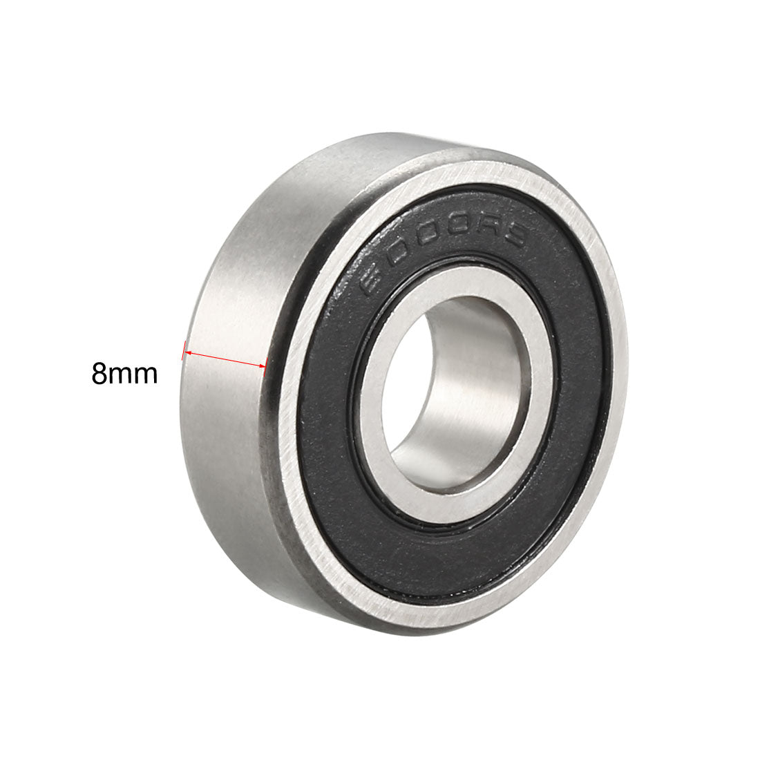 uxcell Uxcell Deep Groove Ball Bearing Double Sealed Chrome Steel P0 Z1 Metric Bearings