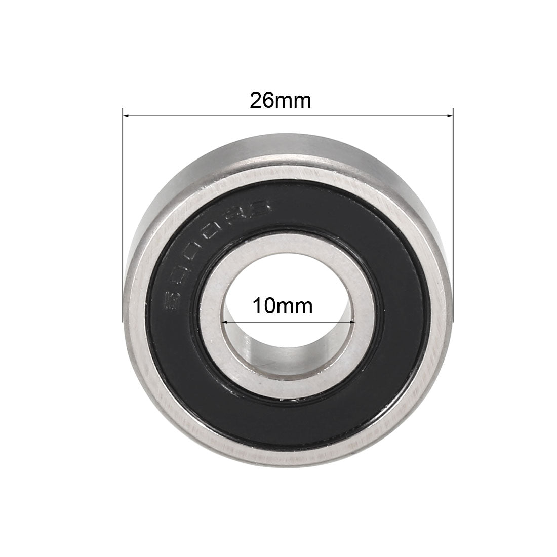 uxcell Uxcell Deep Groove Ball Bearing Double Sealed Chrome Steel P0 Z1 Metric Bearings