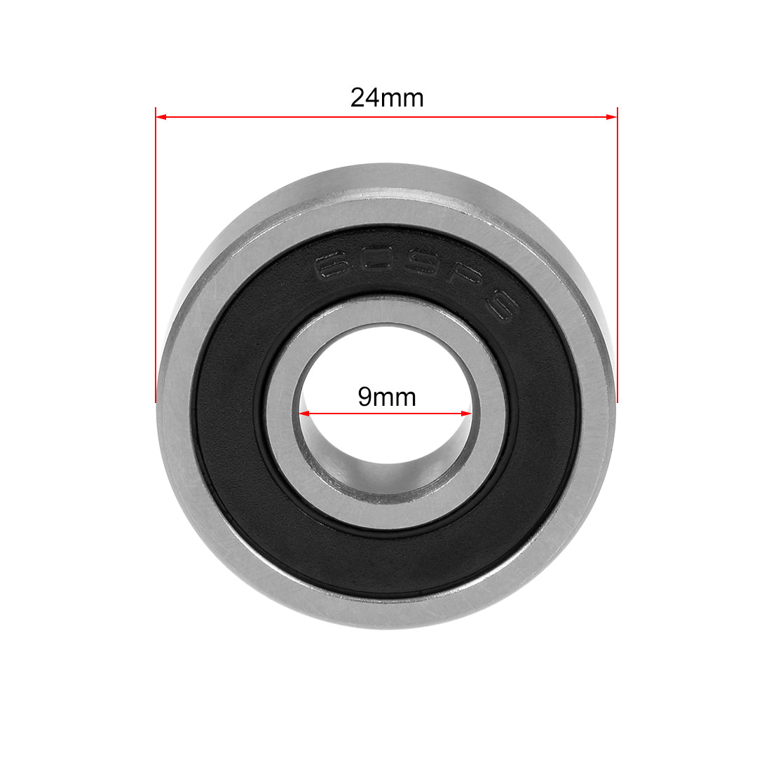 uxcell Uxcell Deep Groove Ball Bearings Metric Double Sealed Chrome Steel Rollers