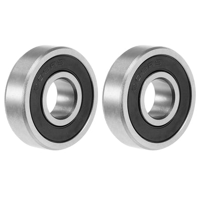 Harfington Uxcell Deep Groove Ball Bearings Metric Double Sealed Chrome Steel Rollers