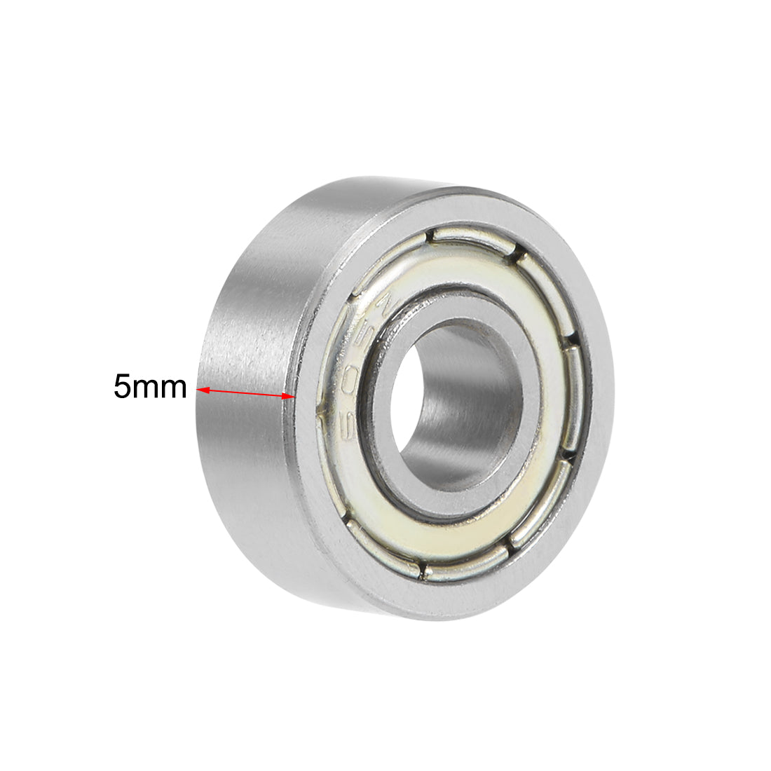 uxcell Uxcell Deep Groove Ball Bearing Metric Double Shielded Chrome Steel ABEC1 Z1 Level