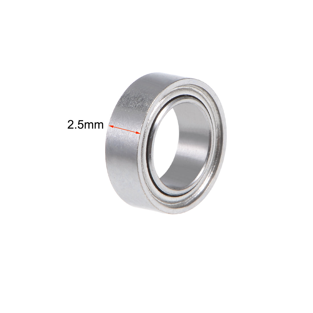 uxcell Uxcell Deep Groove Ball Bearings Metric Double Shield Chrome Steel P0 Z1