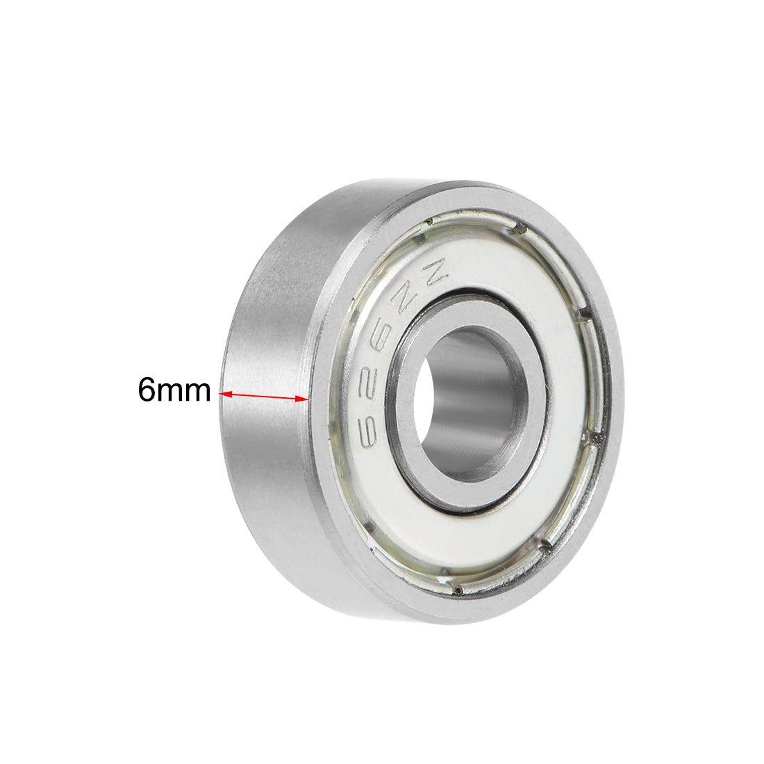 uxcell Uxcell Deep Groove Ball Bearing Metric Double Shielded Chrome Steel ABEC1 Z1