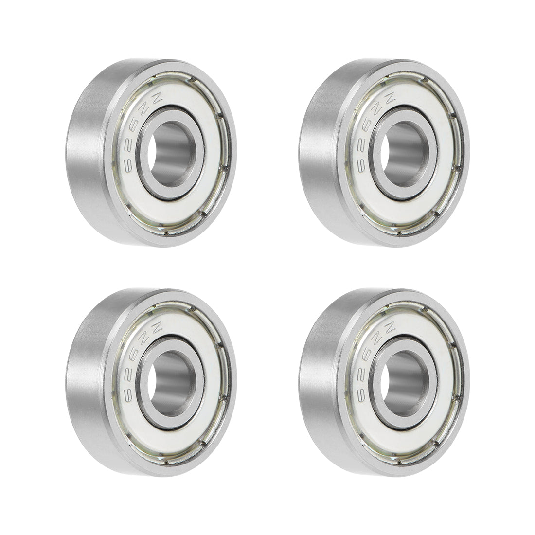 uxcell Uxcell Deep Groove Ball Bearing Metric Double Shielded Chrome Steel ABEC1 Z1