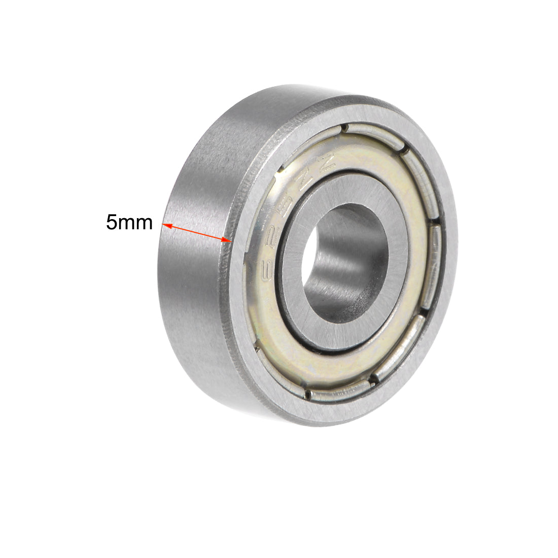 uxcell Uxcell Deep Groove Ball Bearing Metric Double Shielded Chrome Steel ABEC1 Z1