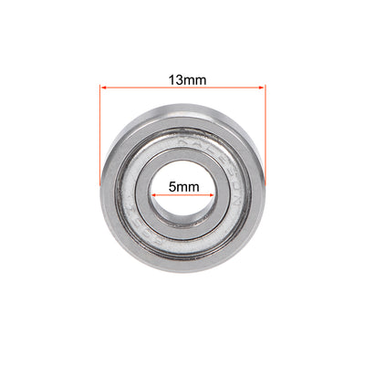 Harfington Uxcell Deep Groove Ball Bearings Metric Double Shielded Chrome Steel P0 Z1 Bearing