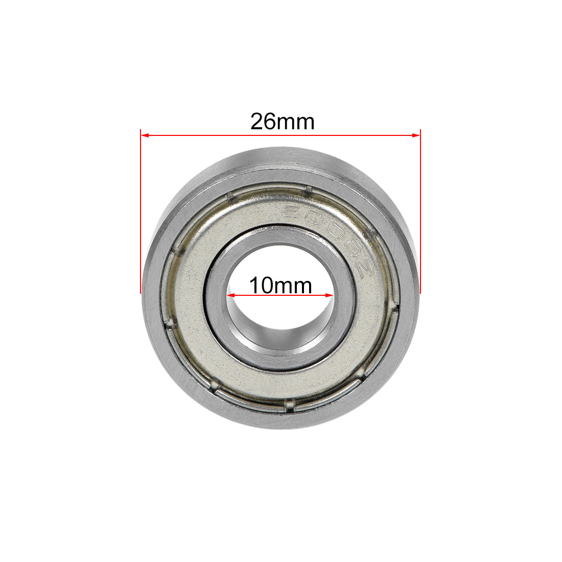 uxcell Uxcell Deep Groove Ball Bearings Metric Double Shielded Chrome Steel P0 Z1 Level