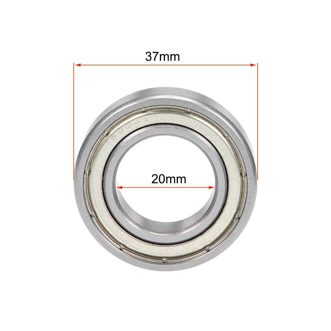 uxcell Uxcell Deep Groove Ball Bearings Thin Section Double Shielded Chrome Steel