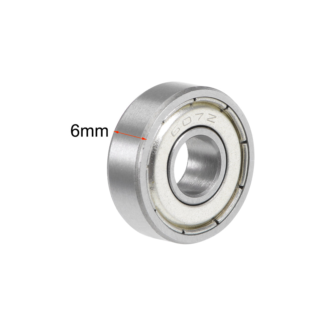 uxcell Uxcell Deep Groove Ball Bearing Metric Double Shielded Chrome Steel ABEC1 Z1 Level