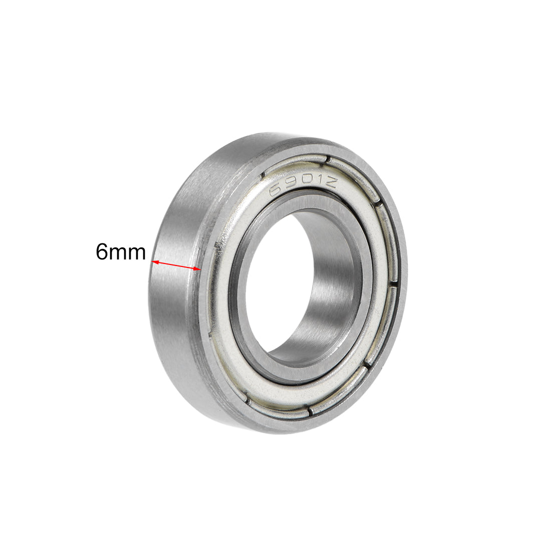 uxcell Uxcell Deep Groove Ball Bearing Double Shielded Chrome Metric Bearings P0 Z1