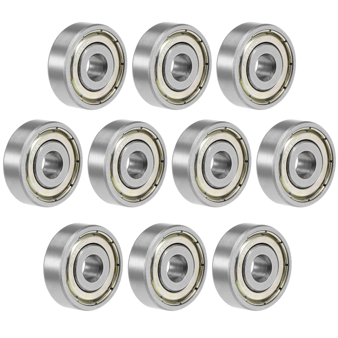 uxcell Uxcell Deep Groove Ball Bearings Metric Double Shielded Chrome Steel ABEC1 Z1 Level