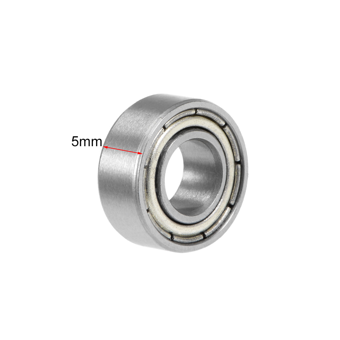 uxcell Uxcell Deep Groove Ball Bearings Metric Double Shielded Chrome Steel ABEC1 Z1 Level