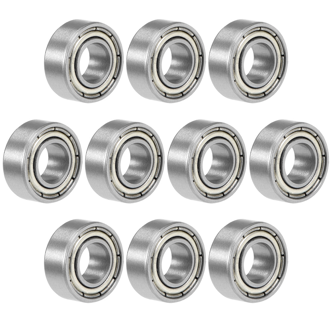 uxcell Uxcell Deep Groove Ball Bearings Metric Double Shielded Chrome Steel ABEC1 Z1 Level