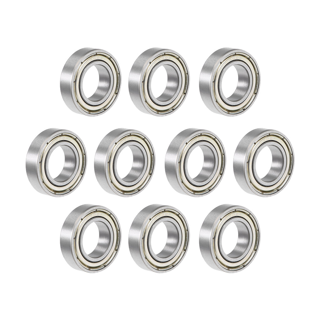 uxcell Uxcell Deep Groove Ball Bearings Thin Section Double Shielded Chrome Steel ABEC1