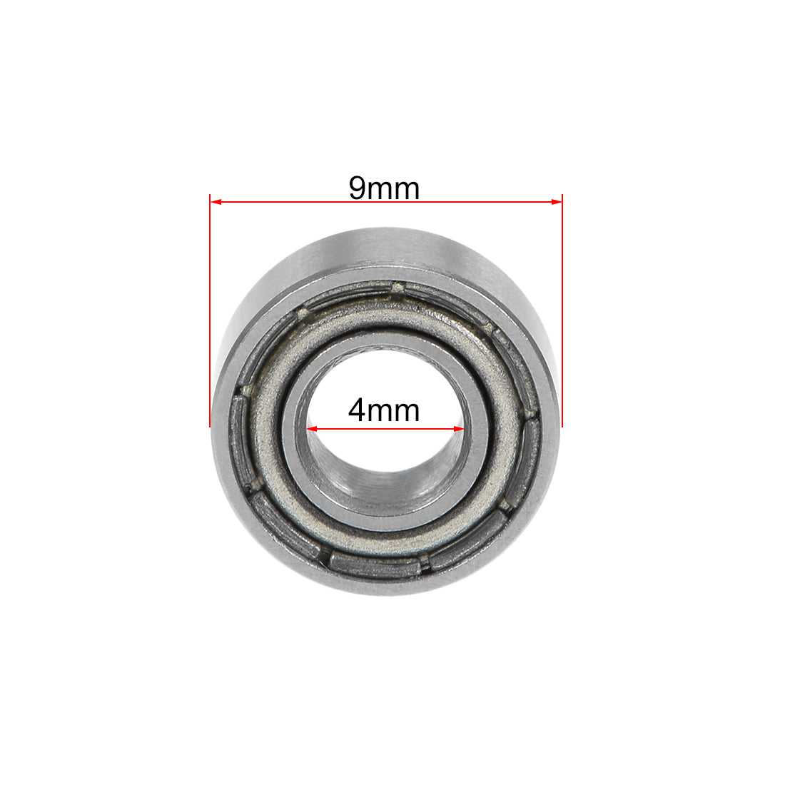 uxcell Uxcell Deep Groove Ball Bearings Metric Double Shielded Chrome Steel ABEC1 Z1 Level