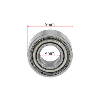 Harfington Uxcell Deep Groove Ball Bearings Metric Double Shielded Chrome Steel ABEC1 Z1 Level