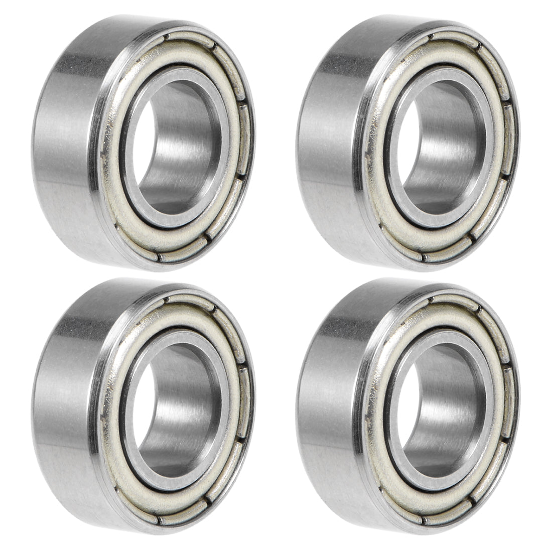 uxcell Uxcell Deep Groove Ball Bearing Metric Double Shielded Chrome Steel ABEC1 Z1