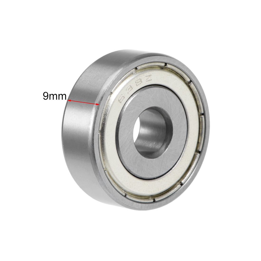 uxcell Uxcell Deep Groove Ball Bearings Metric Double Shield Chrome Steel ABEC1 Z1