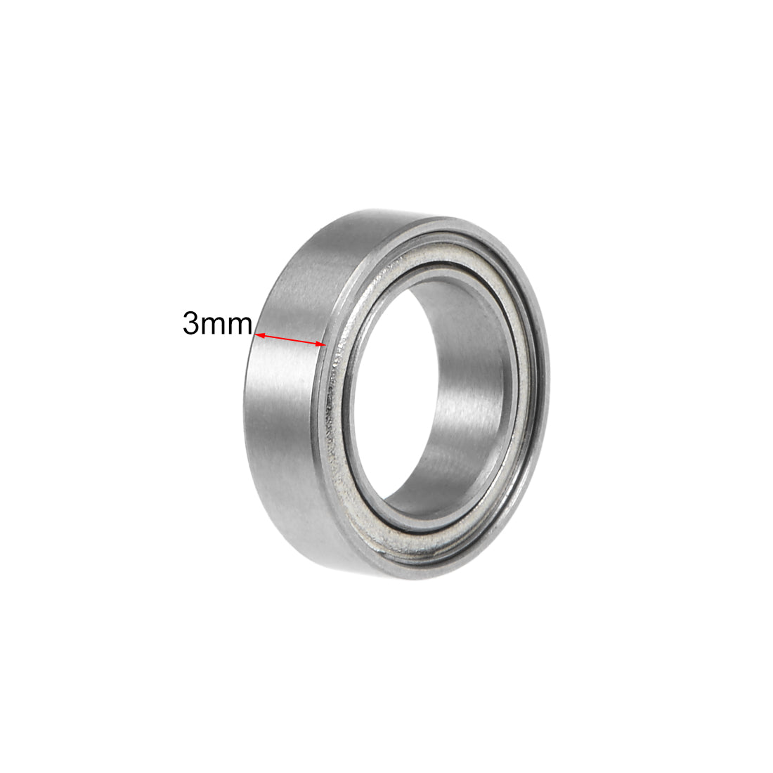 uxcell Uxcell Deep Groove Ball Bearings Metric Double Shield Chrome Steel P0 Z1