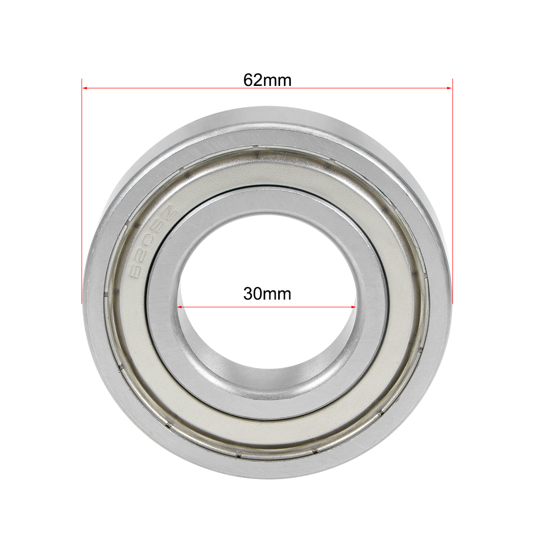 uxcell Uxcell Deep Groove Ball Bearings Metric Double Shielded Chrome Steel P0 Z1