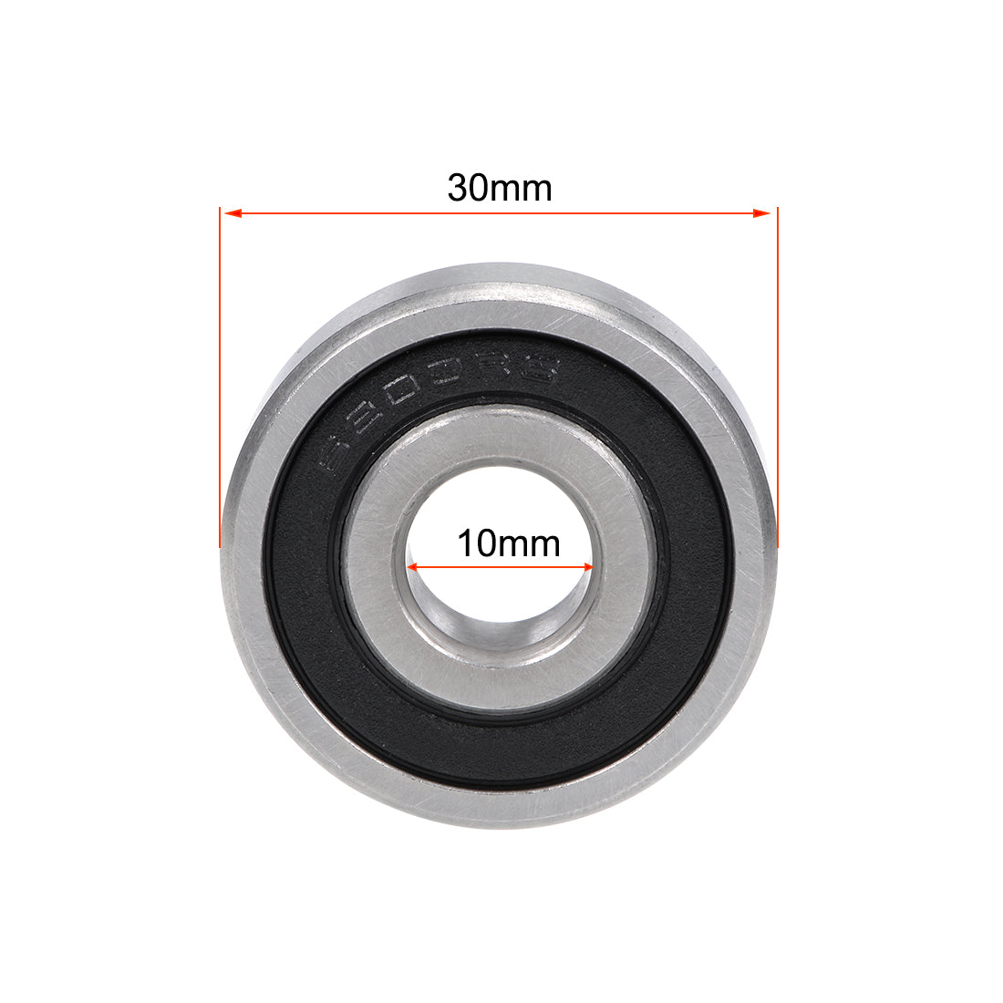 uxcell Uxcell Deep Groove Ball Bearings  Metric Double Sealed Chrome Steel ABEC1 Z2