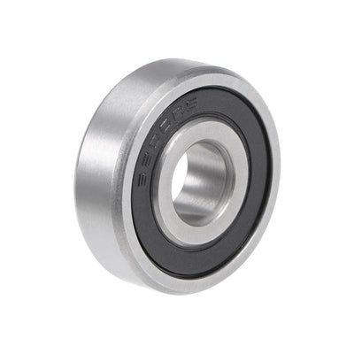 Harfington Uxcell Deep Groove Ball Bearings  Metric Double Sealed Chrome Steel ABEC1 Z2