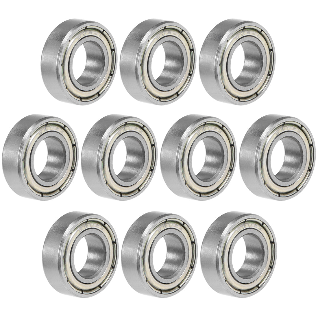 uxcell Uxcell Deep Groove Ball Bearings Metric Double Shielded Chrome Steel ABEC1 Z1 Level