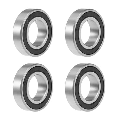 Harfington Uxcell Deep Groove Ball Bearings Metric Double Sealed Chrome Steel Z1