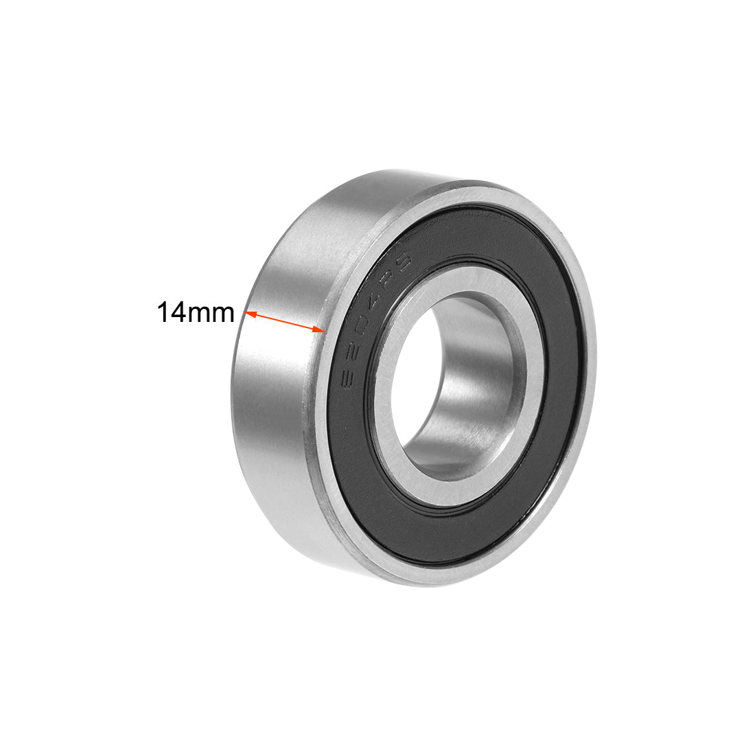 uxcell Uxcell Deep Groove Ball Bearings Double Seal Chrome Steel