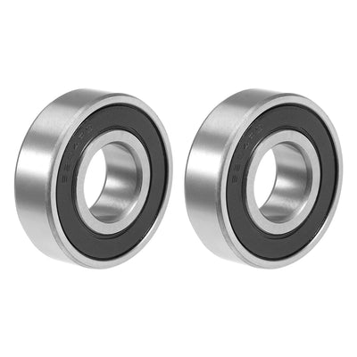 Harfington Uxcell Deep Groove Ball Bearings Double Seal Chrome Steel