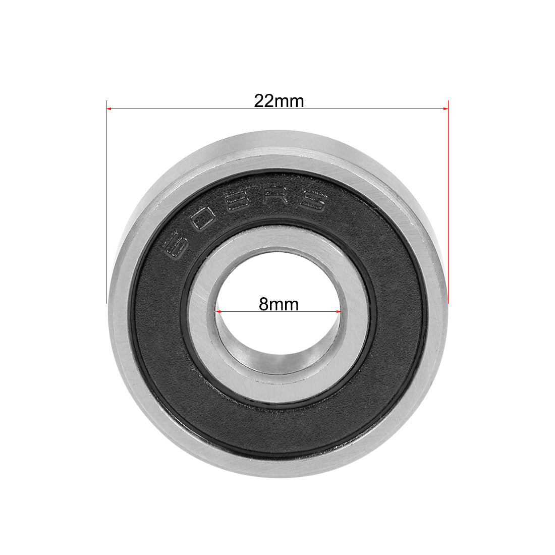 uxcell Uxcell Deep Groove Ball Bearings Metric Double Sealed Chrome Steel Rollers