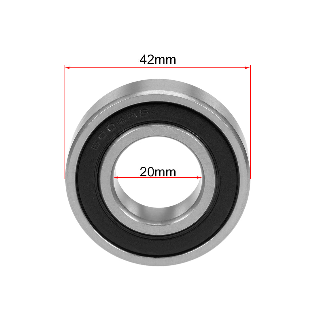 uxcell Uxcell Deep Groove Ball Bearing Double Sealed Chrome Steel P0 Z1 Metric Bearings