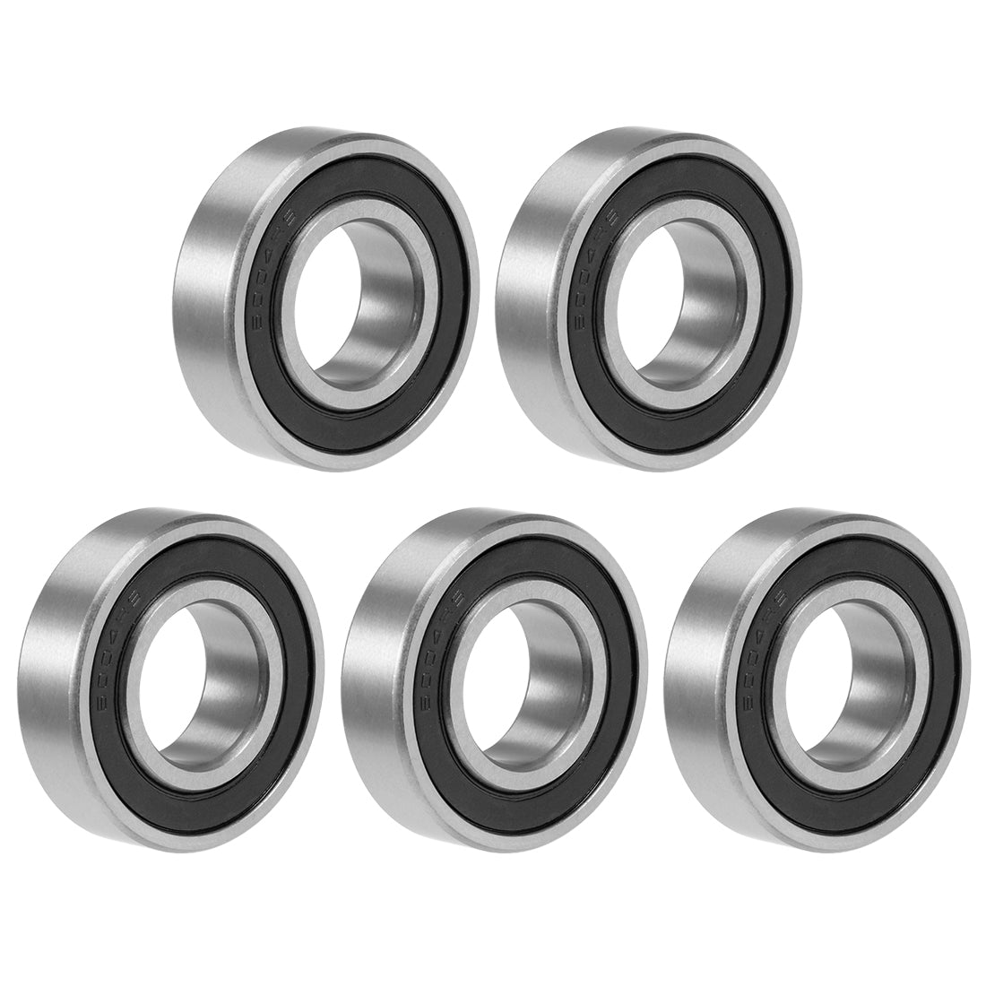 uxcell Uxcell Deep Groove Ball Bearing Double Sealed Chrome Steel P0 Z1 Metric Bearings