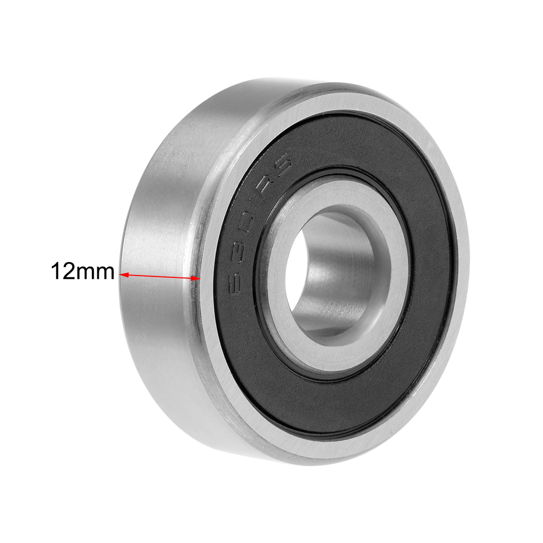 uxcell Uxcell Deep Groove Ball Bearing Double Sealed Chrome Steel P0 Z1 Metric Bearings