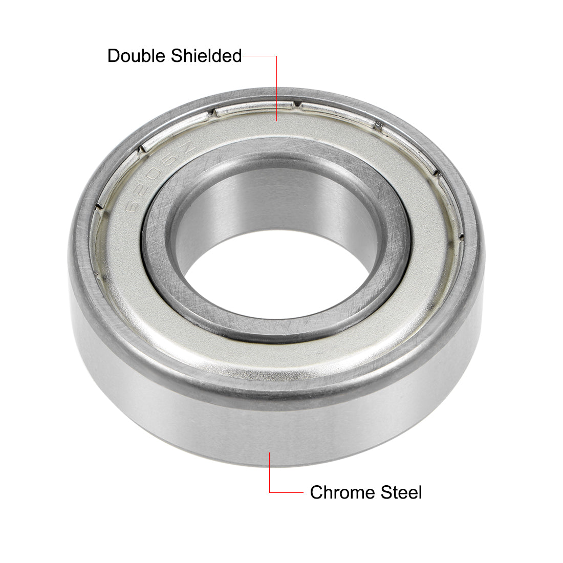 uxcell Uxcell Deep Groove Ball Bearing Double Shielded Chrome Metric Bearings P0 Z1