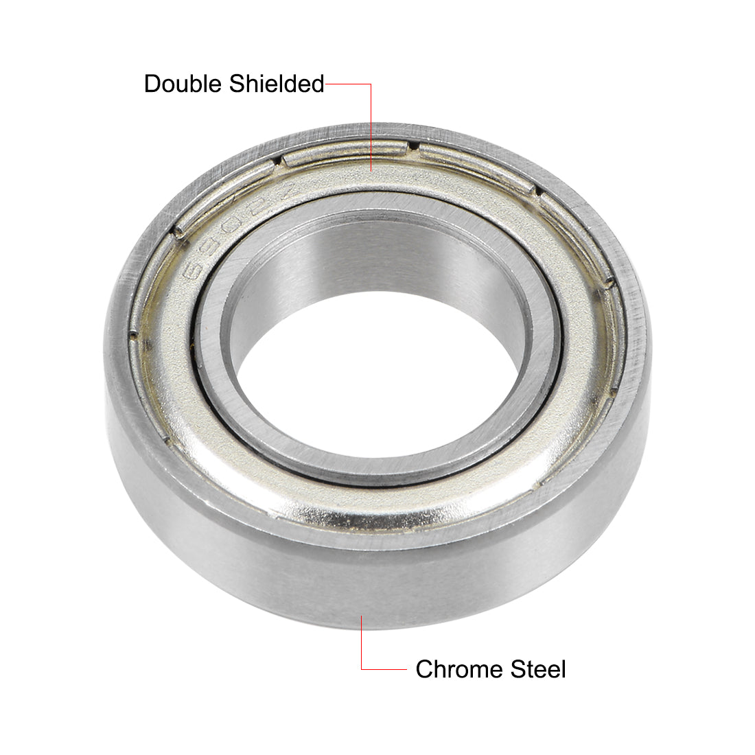 uxcell Uxcell Deep Groove Ball Bearing Double Shielded Chrome Metric Bearings P0 Z1