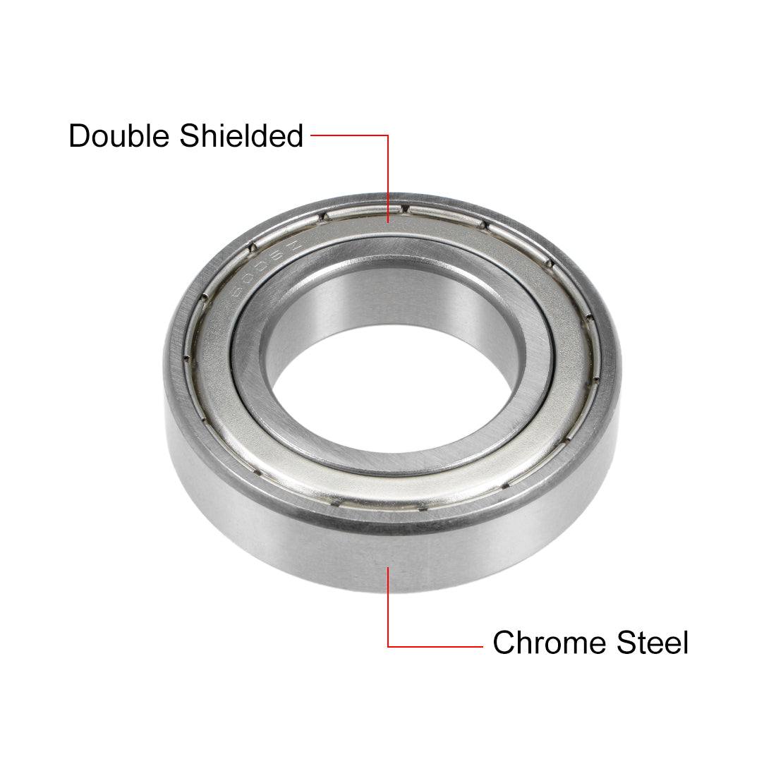 uxcell Uxcell Deep Groove Ball Bearing Double Shielded Chrome Metric Bearings P0 Z1